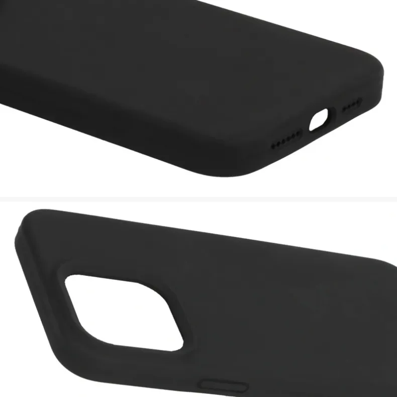 Smart Samsung Galaxy A35 silikoninis dėklas, juoda, 3 nuotrauka