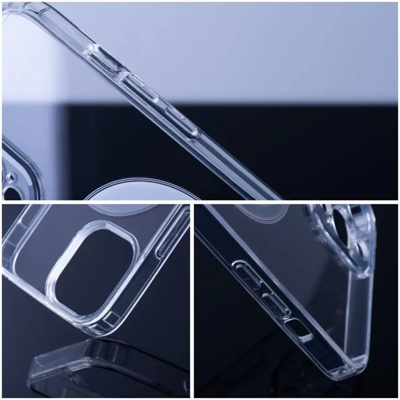 Smart iPhone 16e clear Magsafe dėklas, skaidri, 3 nuotrauka