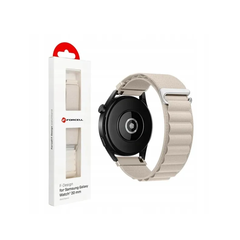 Forcell Samsung Watch 40 42 44 45 46 mm dirželis, smėlio, 2 nuotrauka