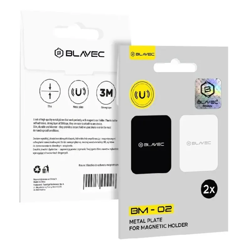 Blavec BM-02  metalinė plokštelė 2vnt., nuotrauka 1