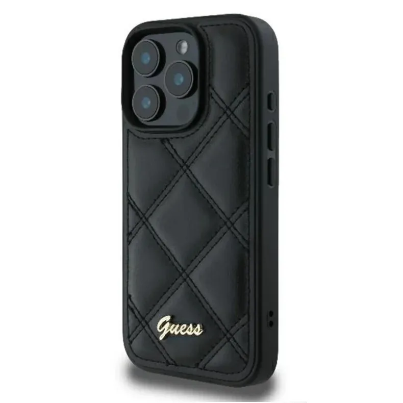Guess iPhone 16 Pro Metal Logo dėklas.2 nuotrauka