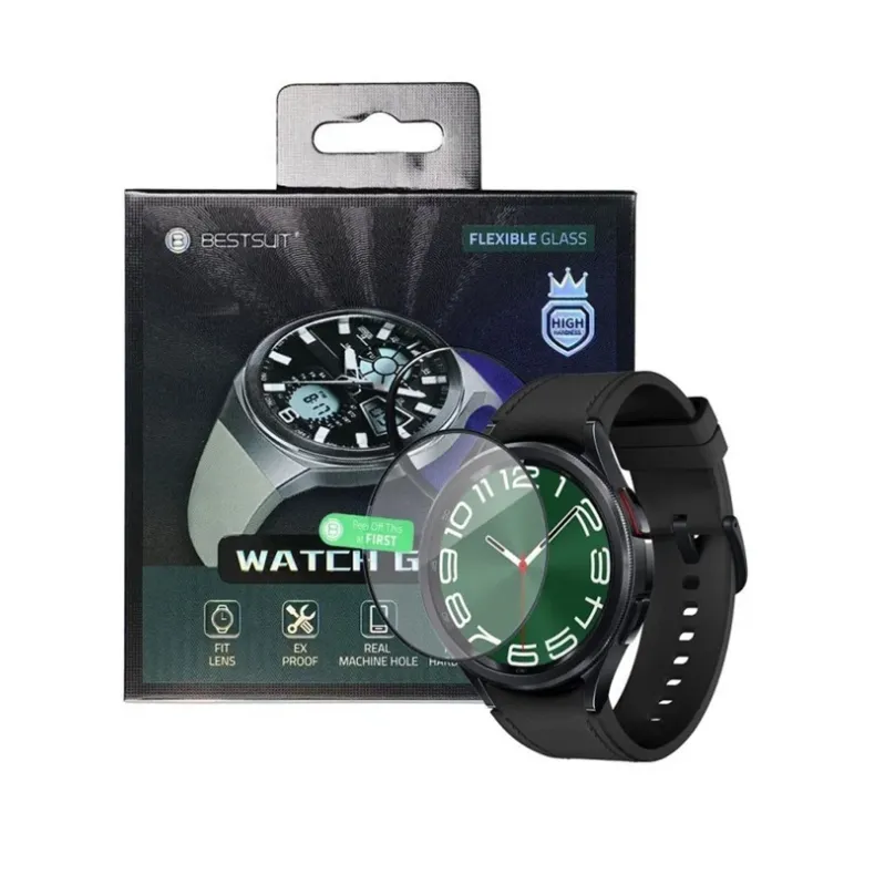 Bestsuit Samsung Galaxy Watch 6 Classic 47mm apsauginis stikliukas,3 nuotrauka