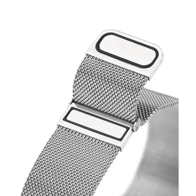 Dux Ducis metalinis milanietiškas dirželis 20mm, sidabrinė, 2 nuotrauka