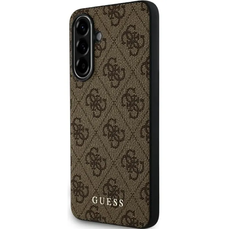 Guess Samsung Galaxy A56 Metal Logo dėklas, ruda, 2 nuotrauka