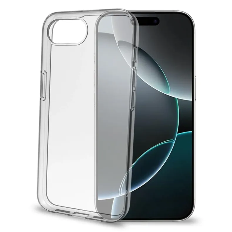 Celly iPhone 16e skaidrus silikoninis dėklas, skaidri, 2 nuotrauka