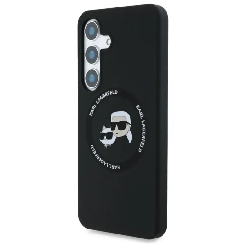 Karl Lagerfeld Samsung S25 Double Heads And Circle MagSafe dėklas,2 nuotrauka