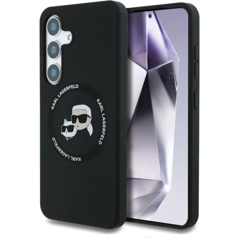 Karl Lagerfeld Samsung S25 Double Heads And Circle MagSafe dėklas,3 nuotrauka
