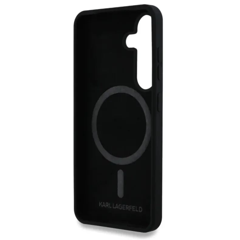 Karl Lagerfeld Samsung S25 Double Heads And Circle MagSafe dėklas,4 nuotrauka