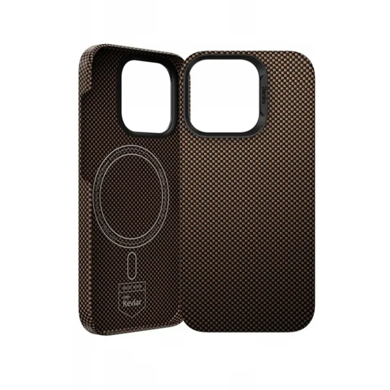 Benks iPhone 16 Pro Max Armor Tint Kevlar dėklas,3 nuotrauka