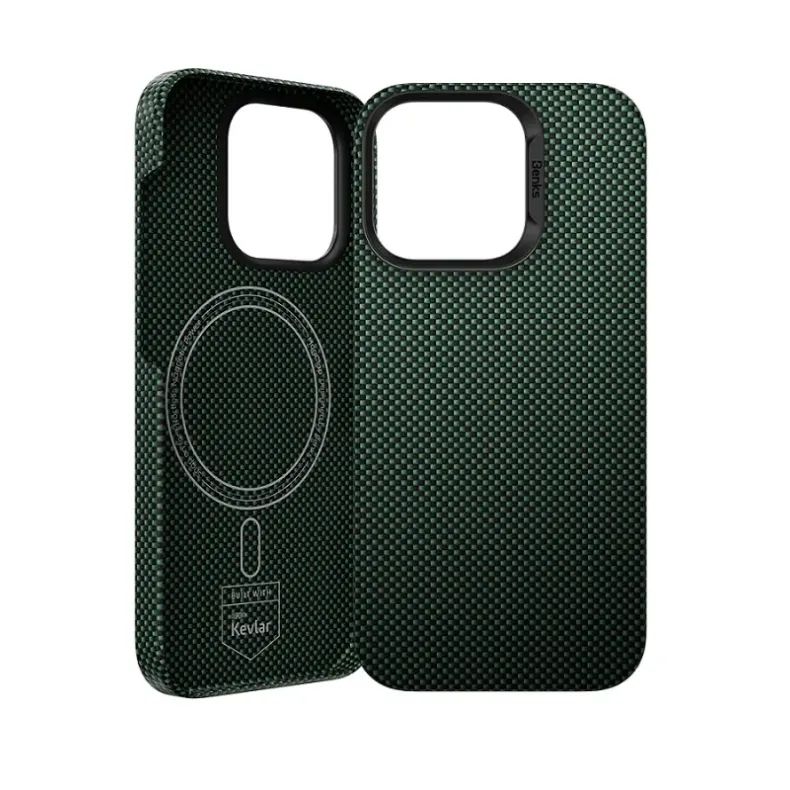 Benks iPhone 16 Pro Armor Tint Kevlar dėklas,3 nuotrauka