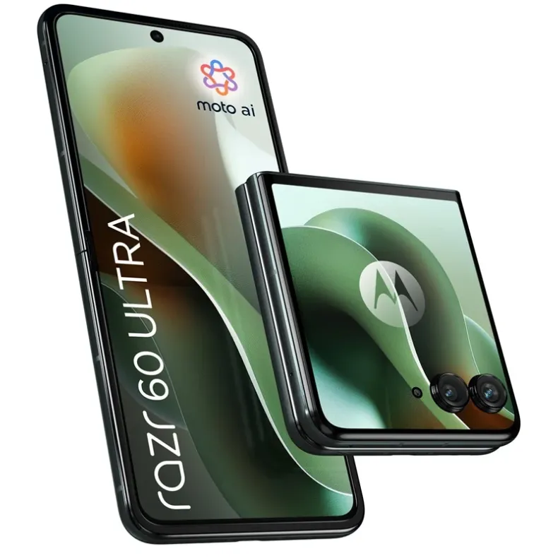 Motorola Rarz 60 ultra ismanusis telefonas 512GB, zalia, 1 nuotrauka