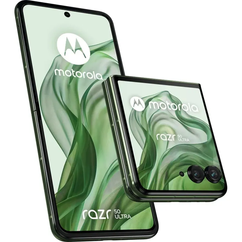Motorola Razr 50 ultra ismanusis telefonas 512GB, zalia, 1nuotrauka