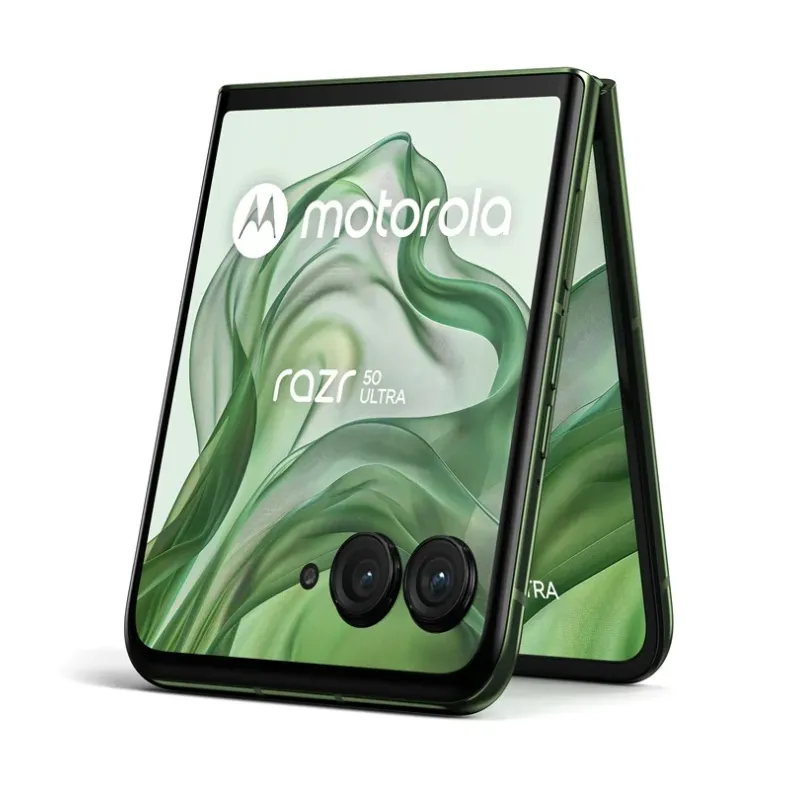 Motorola Razr 50 ultra ismanusis telefonas 512GB, zalia, 3 nuotrauka