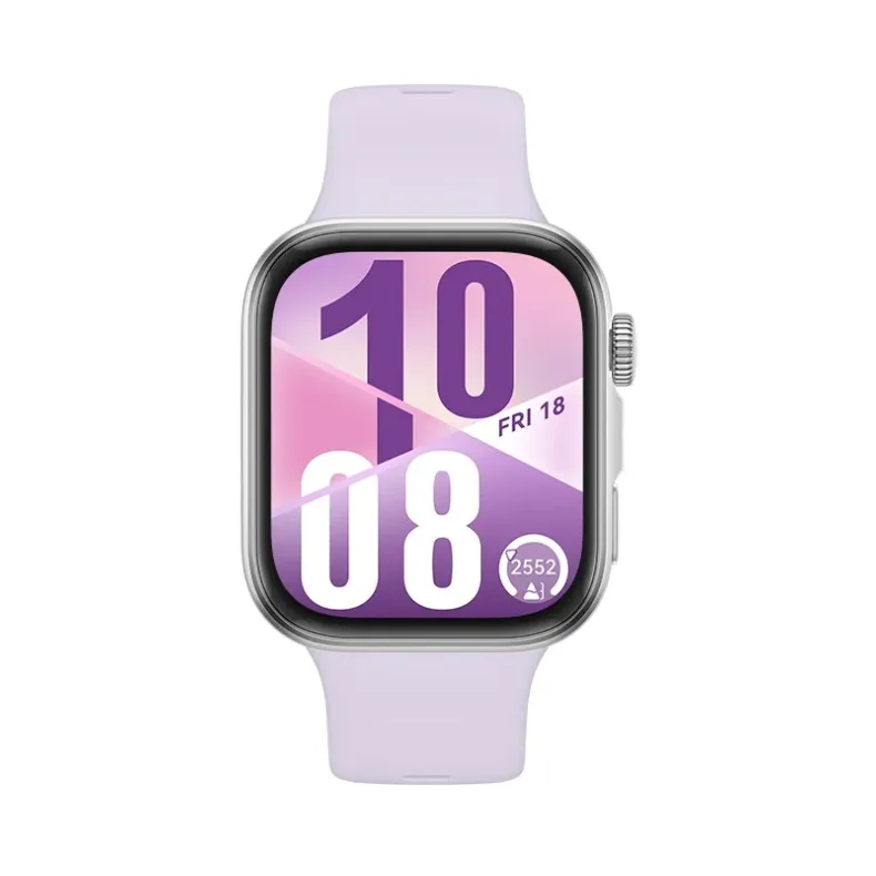 Huawei Fit 4 išmanusis laikrodis, violetinė apyrankė, 1 nuotrauka.