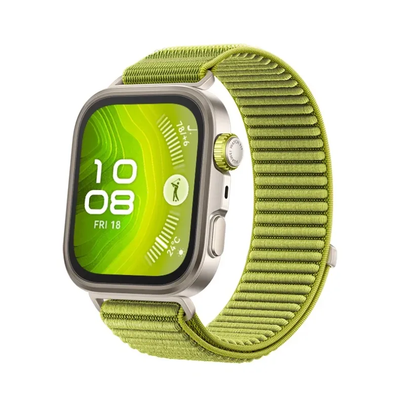 Huawei Fit 4 išmanusis laikrodis, žalia apyrankė, 2 nuotrauka.