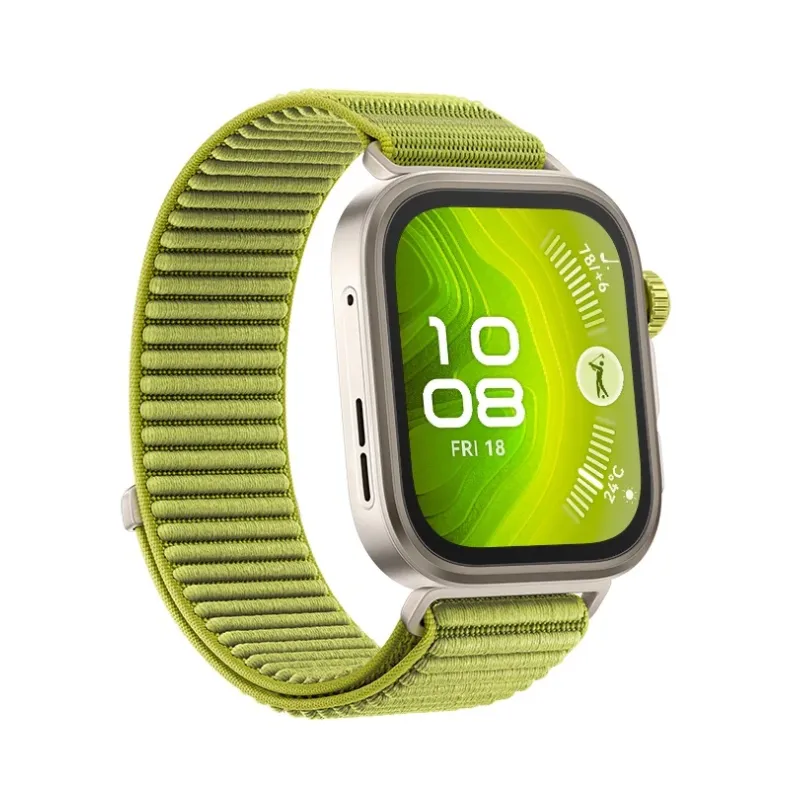 Huawei Fit 4 išmanusis laikrodis, žalia apyrankė, 3 nuotrauka.