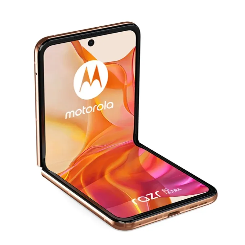 Motorola Razr 50 ultra ismanusis telefonas 512GB, oranzine, 2 nuotrauka