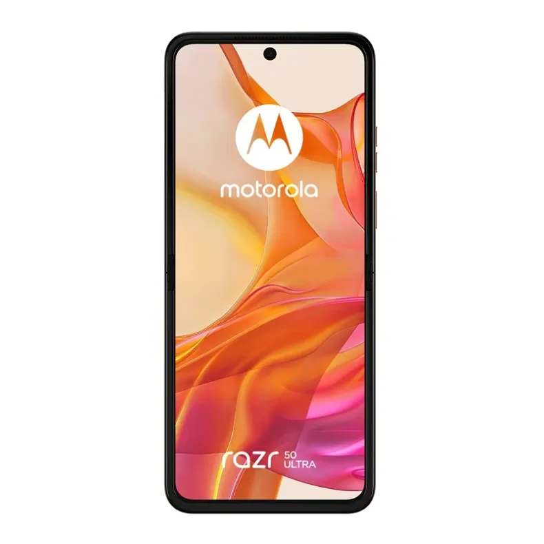 Motorola Razr 50 ultra ismanusis telefonas 512GB, oranzine, 5 nuotrauka