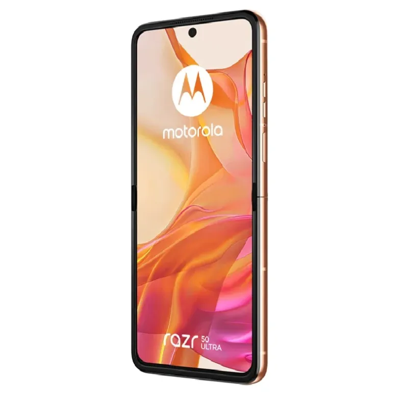 Motorola Razr 50 ultra ismanusis telefonas 512GB, oranzine, 6 nuotrauka