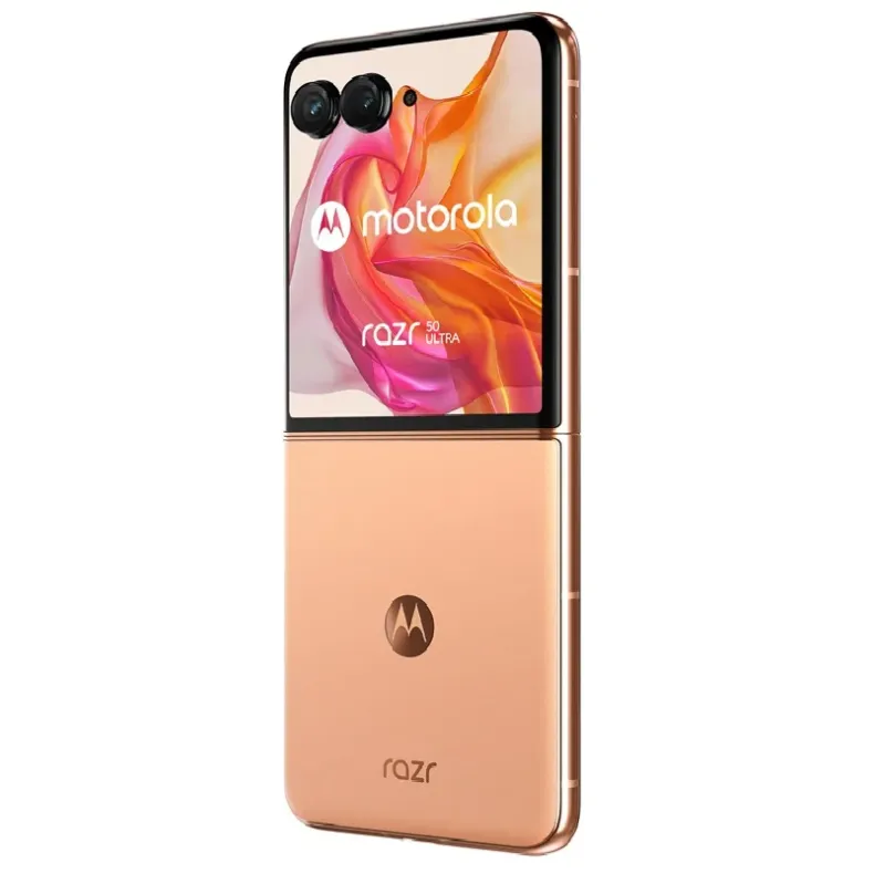 Motorola Razr 50 ultra ismanusis telefonas 512GB, oranzine, 8 nuotrauka