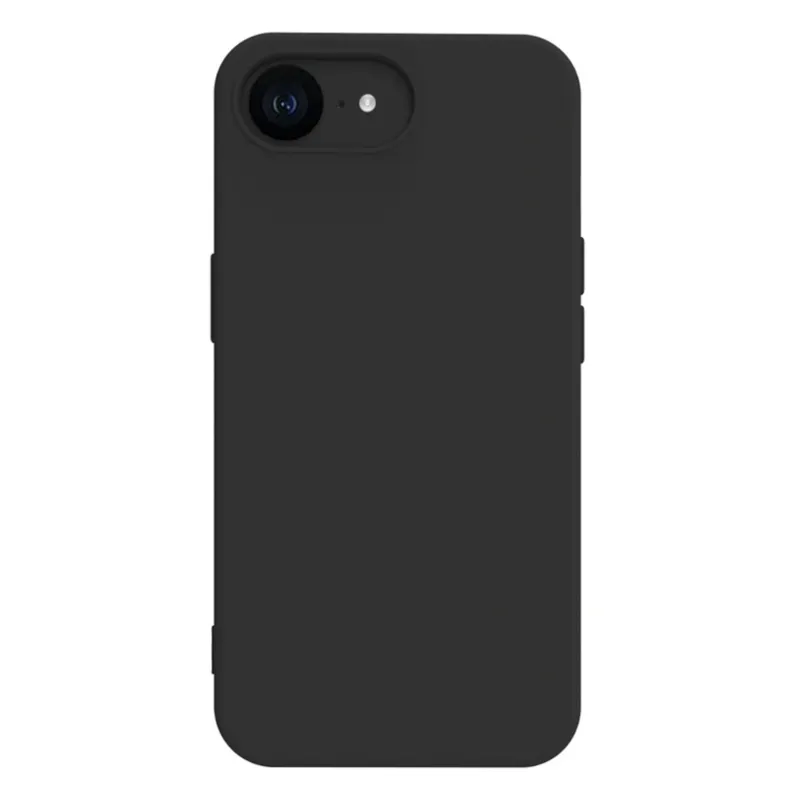 Celly iPhone 16e Cromo silikoninis dėklas, juoda, 1 nuotrauka