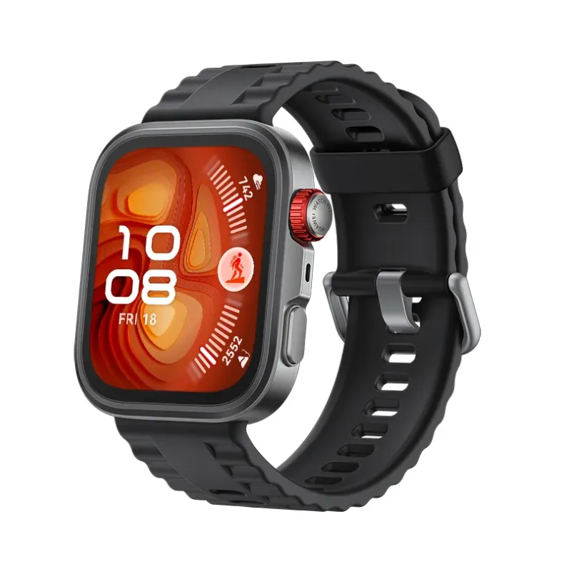 Huawei Watch Fit4 Pro, juoda spalva. 2 nuotrauka