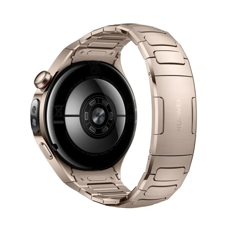  Huawei Watch 5 išmanusis laikrodis. 42mm. auksinė titano apyrankė, 4 nuotrauka