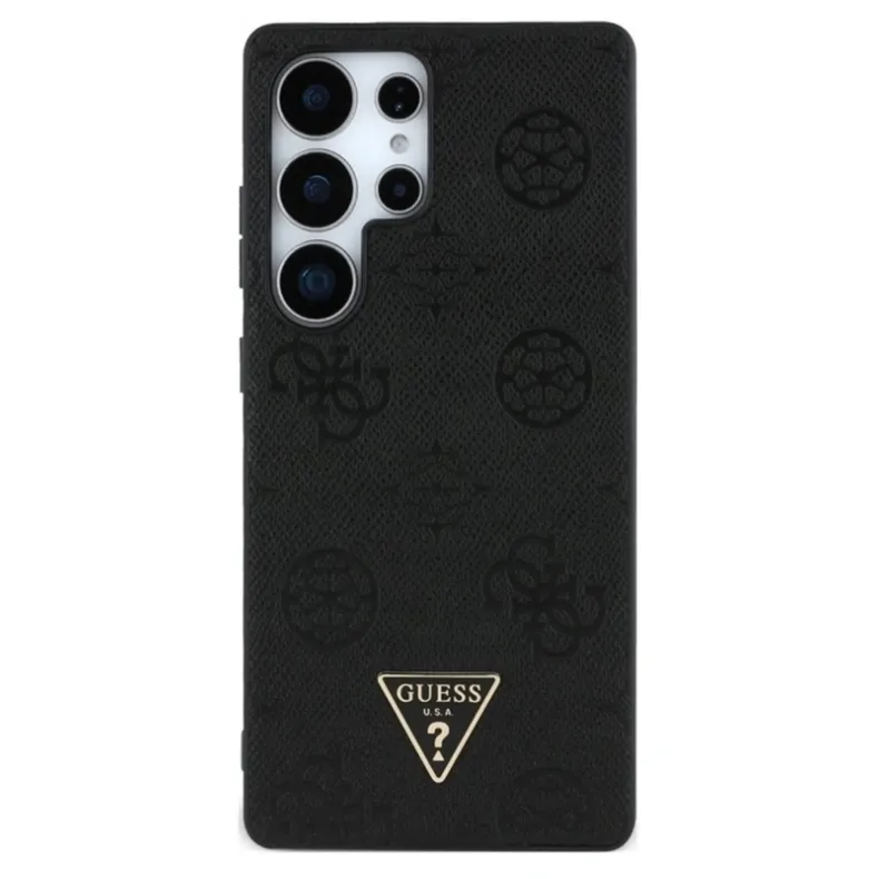  Guess Samsung Galaxy S25 Ultra Grained Peony MagSafe dėklas, juoda, 1 nuotrauka