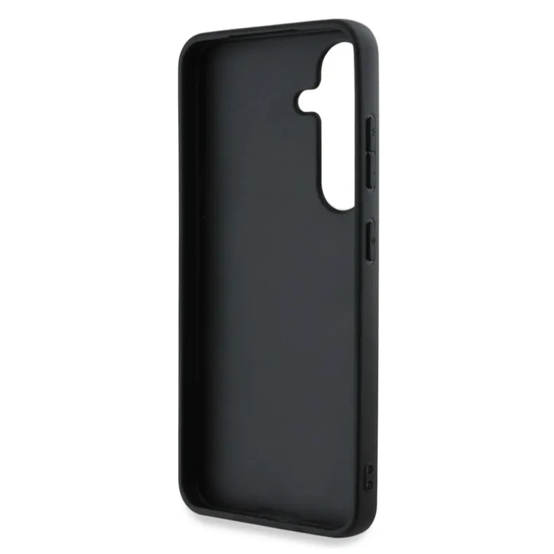 Guess Samsung Galaxy S25 Grained Big 4G Logo dėklas, smėlio, 4 nuotrauka