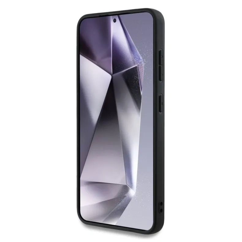 Guess Samsung Galaxy S25 Grained Big 4G Logo dėklas, smėlio, 5 nuotrauka