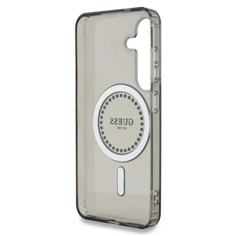 Guess Samsung Galaxy S25 Ultra Rhinestones Magsafe dėklas, juoda, 3 nuotrauka