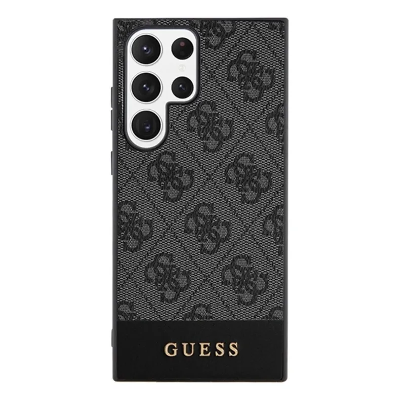Guess Samsung Galaxy S24 Ultra Stripe dėklas, juoda, 1 nuotrauka