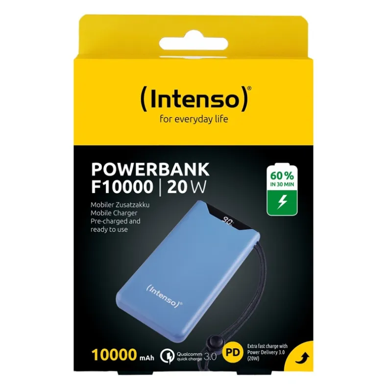 Intenso F10000 išorinė baterija, mėlyna, 3 nuotrauka