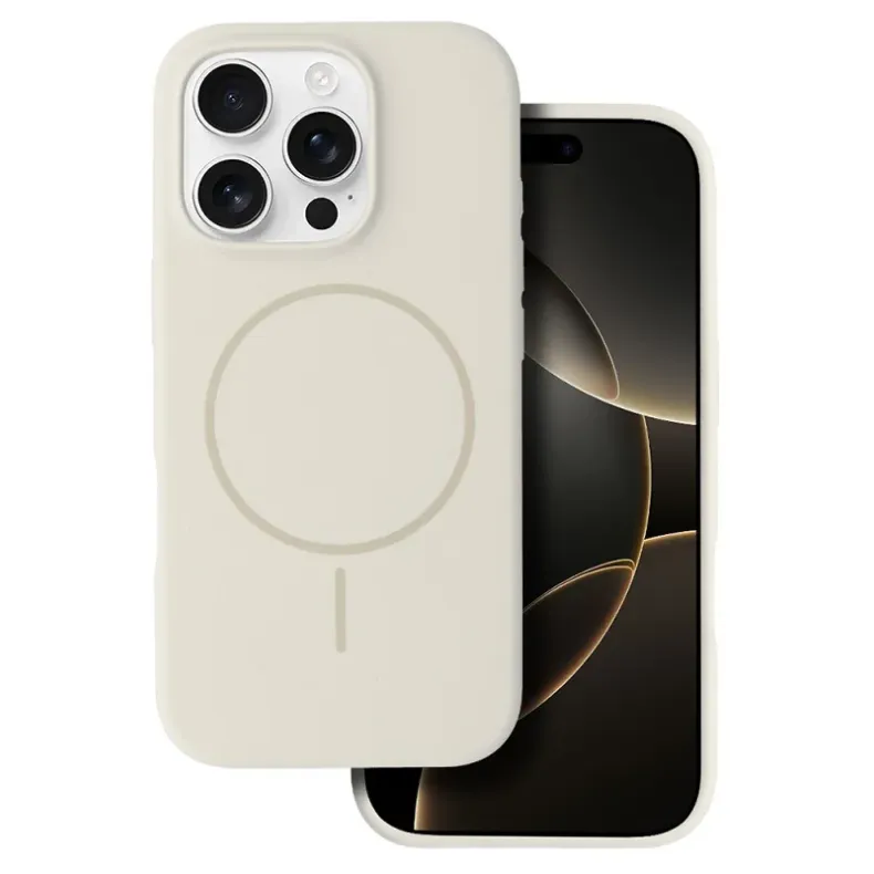 Smart iPhone 16 Pro Max silikoninis Magsafe dėklas,2 nuotrauka