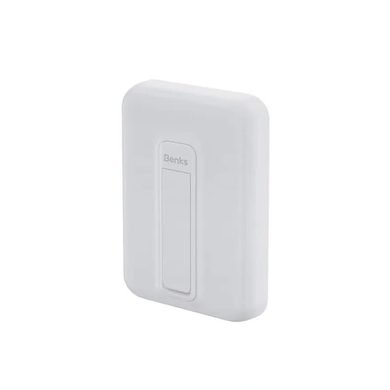 Benks MP09 MagSafe belaidė išorinė baterija, balta, 1 nuotrauka