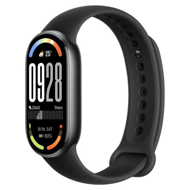 Xiaomi Smart Band 10 išmanioji apyrankė, juoda, šonas, Mobili prekyba