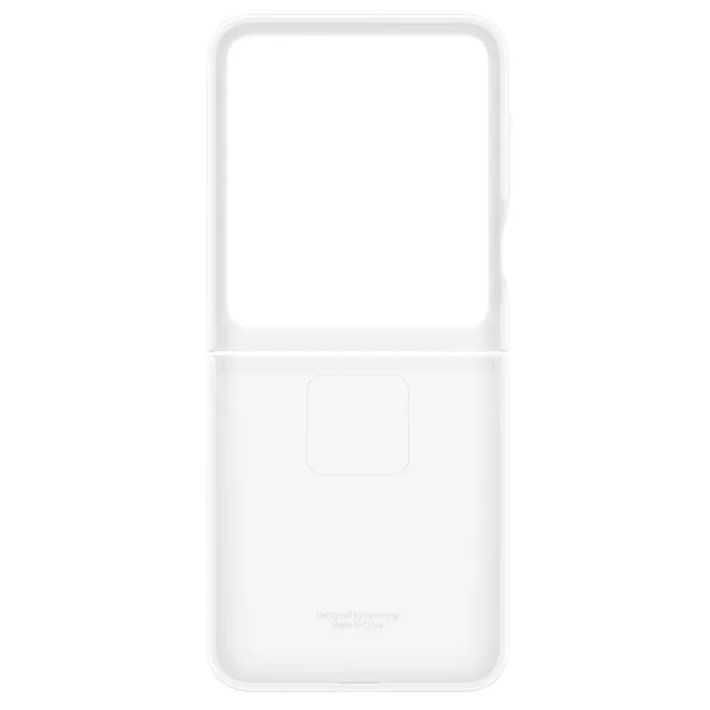 Galaxy Flip7 Fe-Flip6 silikoninis dėklas su žiedu, baltas, 6 nuotrauka