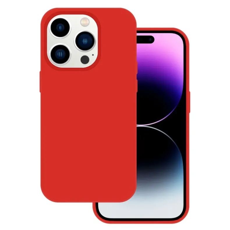 Smart iPhone 12 silikoninis dėklas, raudona, 2 nuotrauka