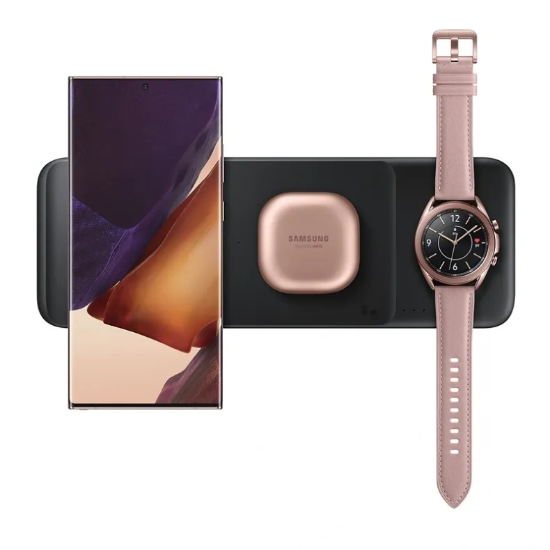 Samsung Trio belaidis įkroviklis - 9W, juoda, 2 nuotrauka