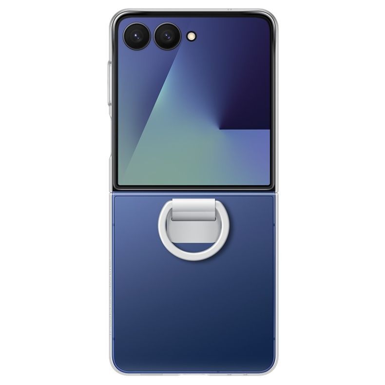 Samsung Galaxy Flip7 skaidrus dėklas su žiedu, 4 nuotrauka