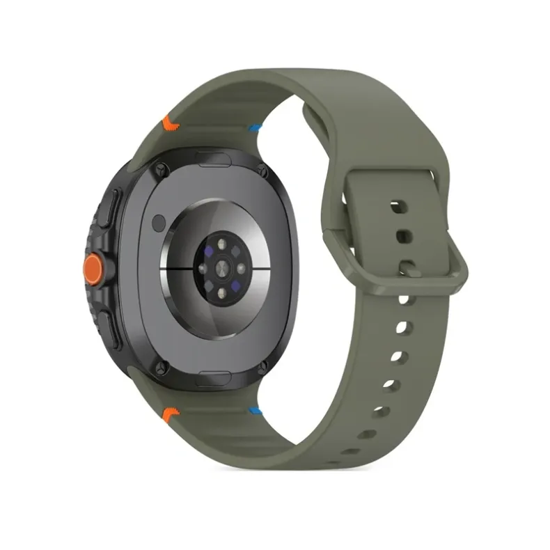 Techprotect Samsung Galaxy Watch8 Watch8 Classic silikoninis dirželis, žalia, 1 nuotrauka