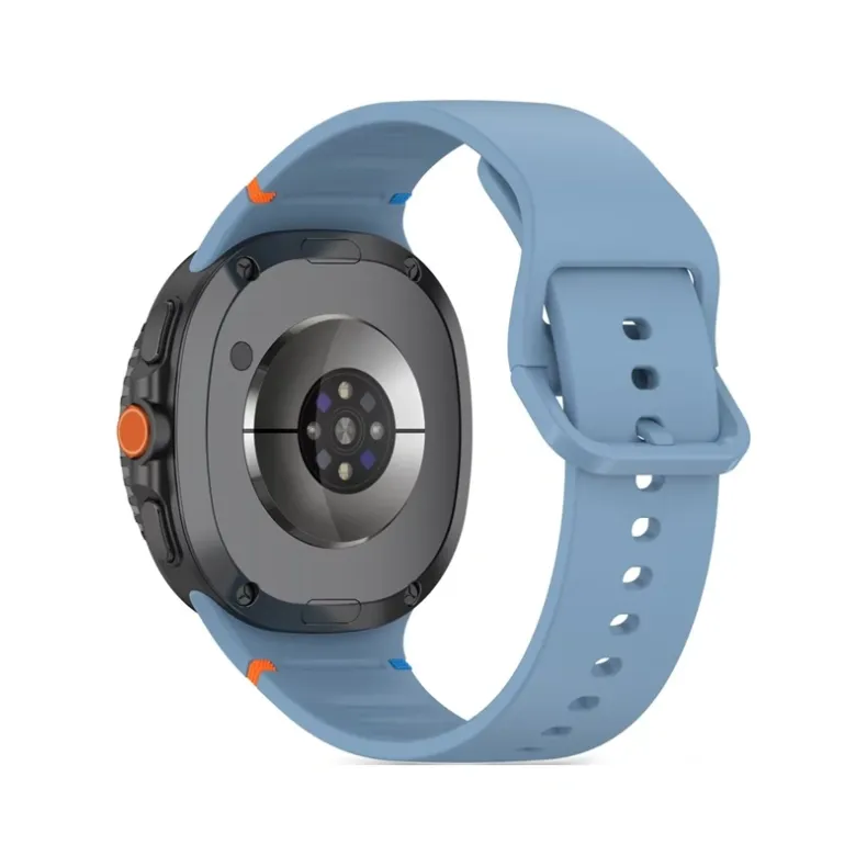 Techprotect Samsung Galaxy Watch8 Watch8 Classic silikoninis dirželis, žydra, 1 nuotrauka