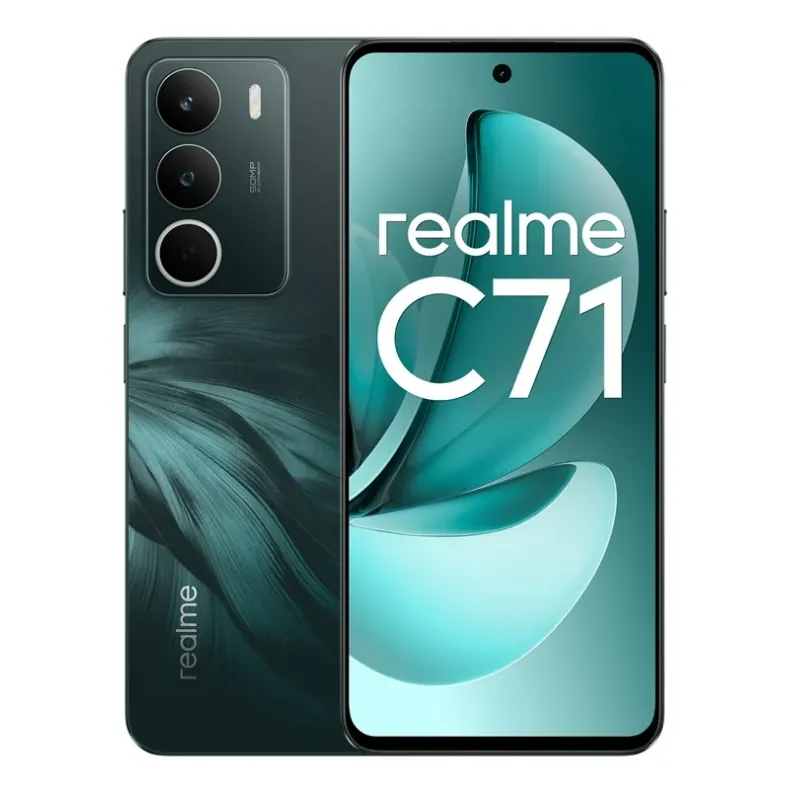 Realme C71, ismanusis telefonas, 256G, zalias, 2 nuotrauka