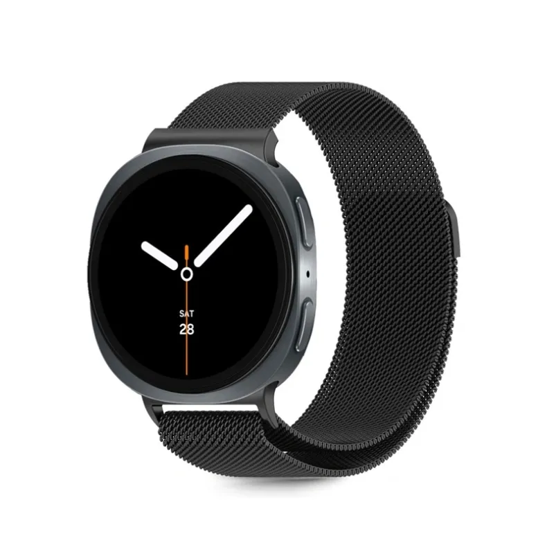 Techprotect Samsung Galaxy Watch8 Watch8 Classic milanietiškas dirželis, juoda, 2 nuotrauka