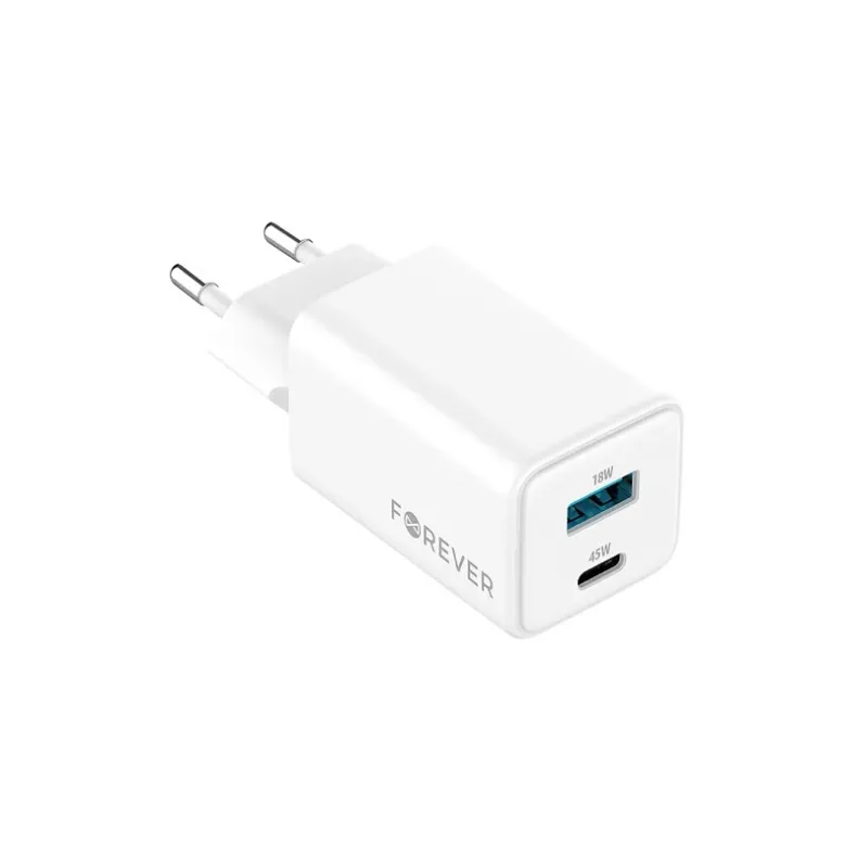 Forever GaN tinklo įkroviklis USB-CUSB-A - 45W,2 nuotrauka