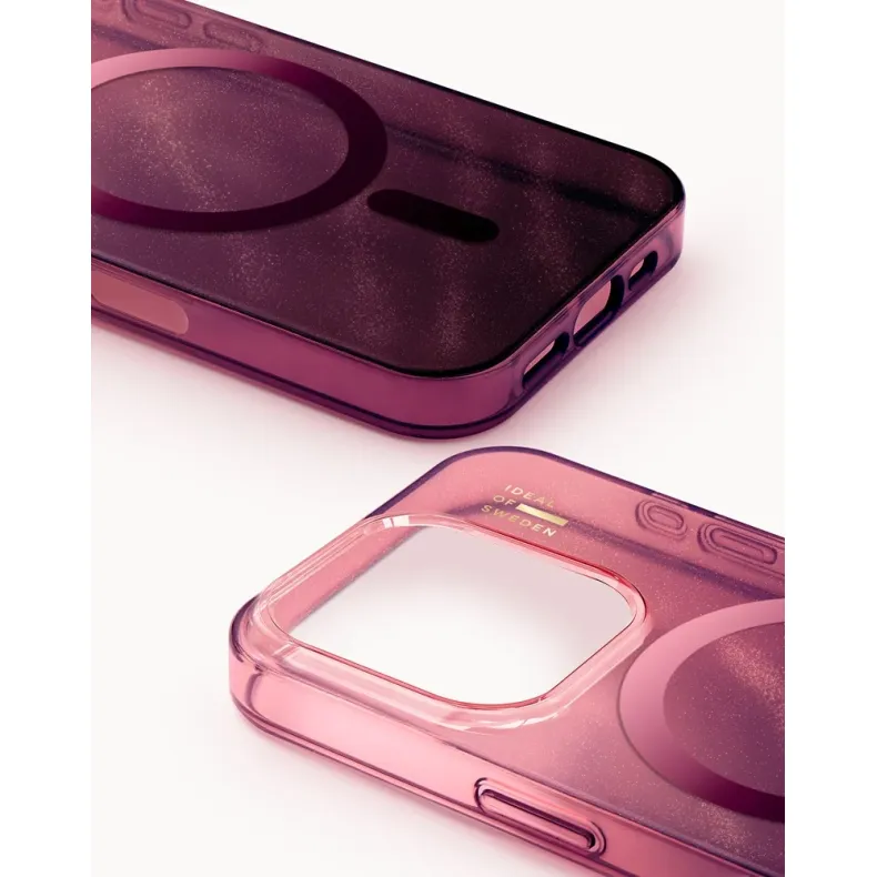 Ideal of Sweden iPhone 16 Pro Max dėklas Glitter Glow, Cherry Lacquer, 2 nuotrauka