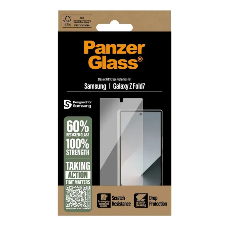 Panzerglass Samsung Galaxy Fold7 stikliukas,1 nuotrauka