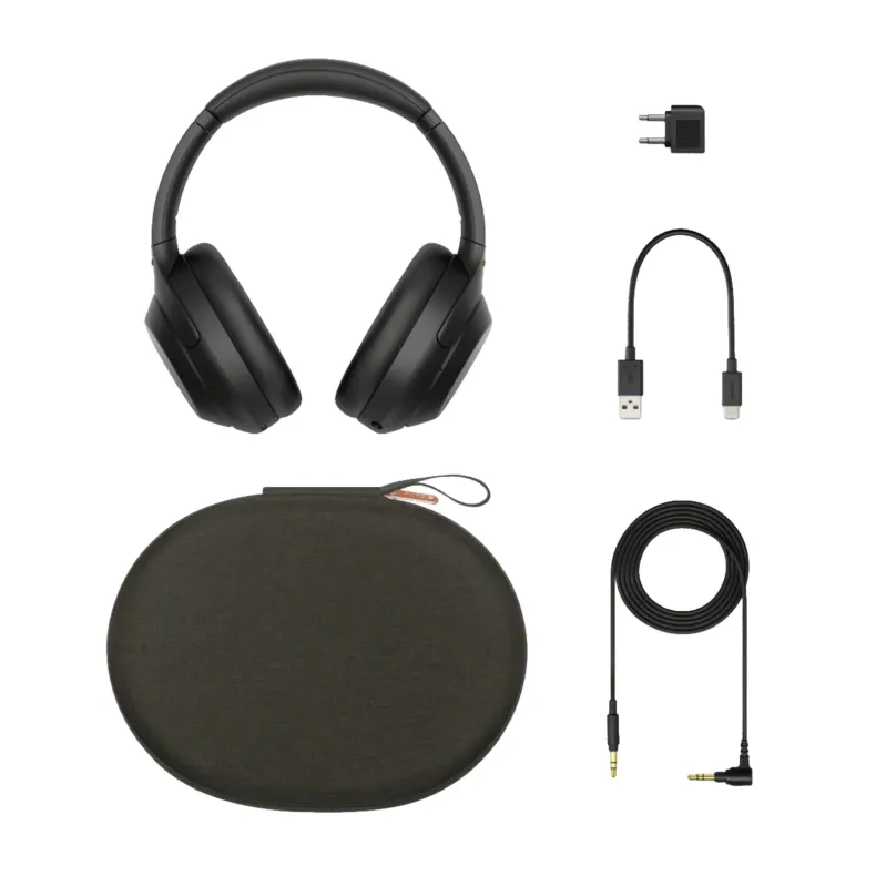 Sony WH-1000XM4 belaidės ausinės, kas įeina