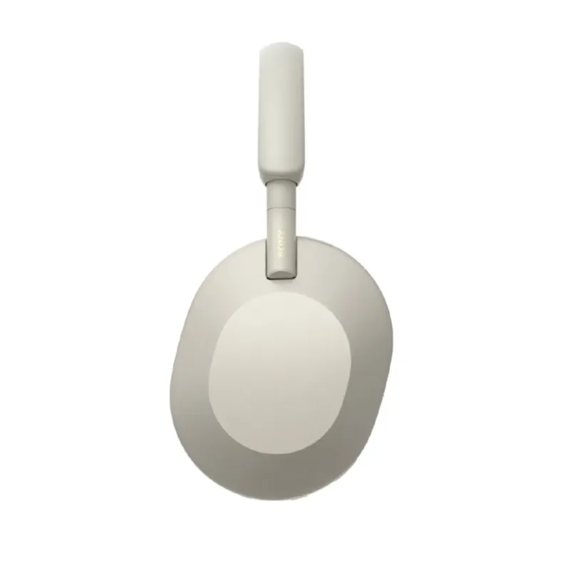 Sony WH-1000XM5 belaidės ausinės, silver, iš šono, 2 nuotrauka