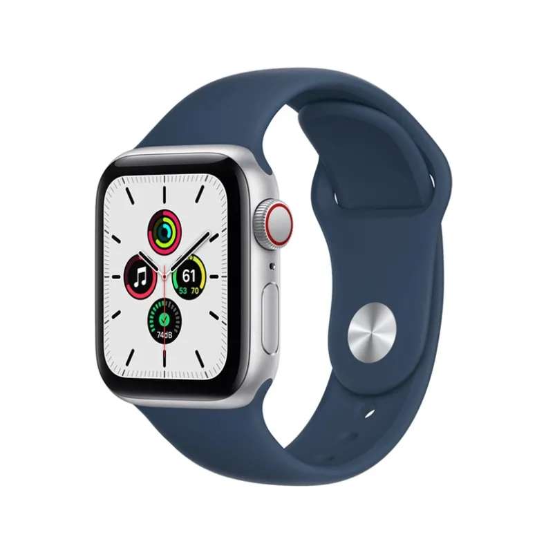 Just must Apple Watch 42 44 45 mm silikoninis dirželis, mėlyna, 1 nuotrauka